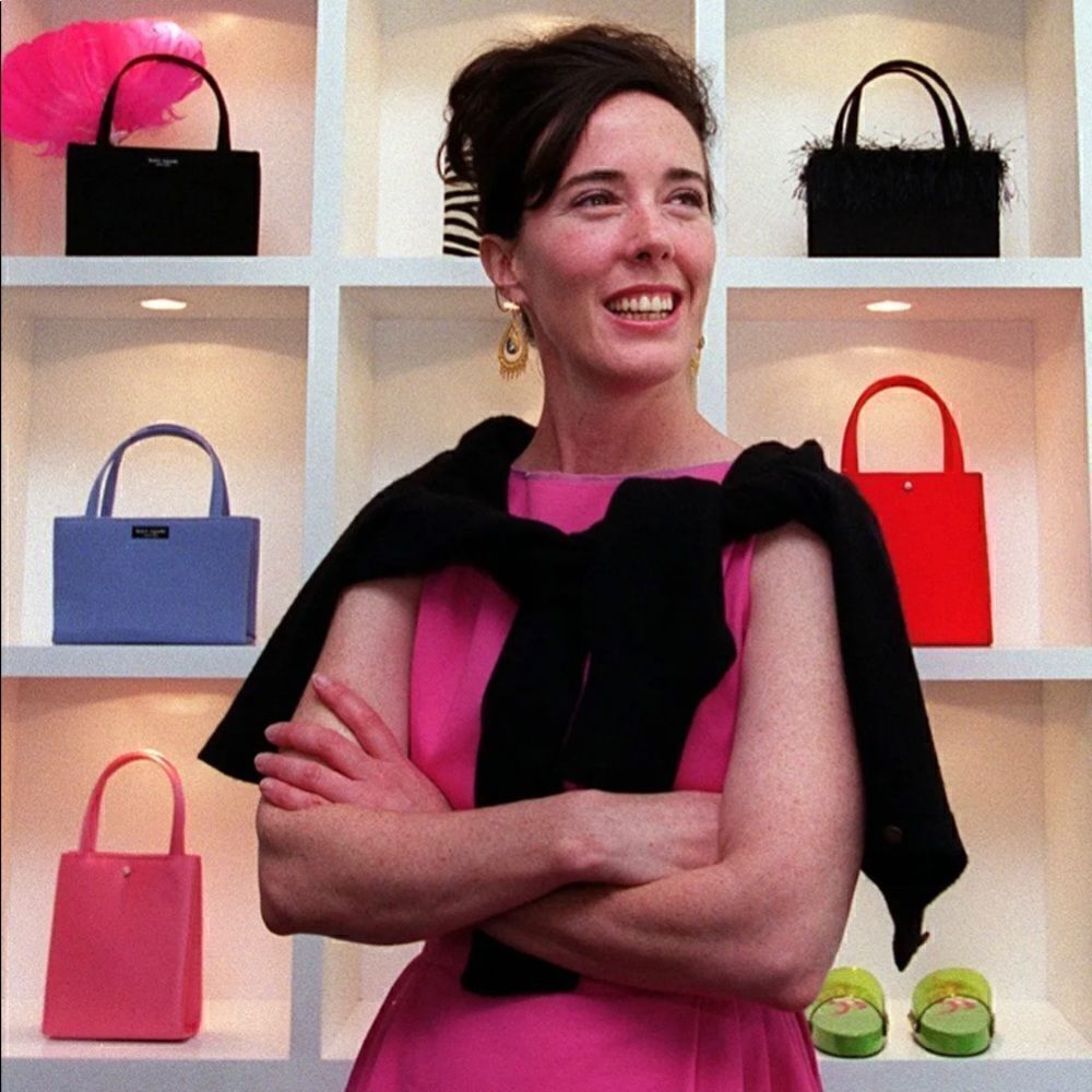 ♠️ NWT Vintage Kate Spade Delaney Perri Lane Bubbles satchel in Cabaret Pink - Picture 5 of 14